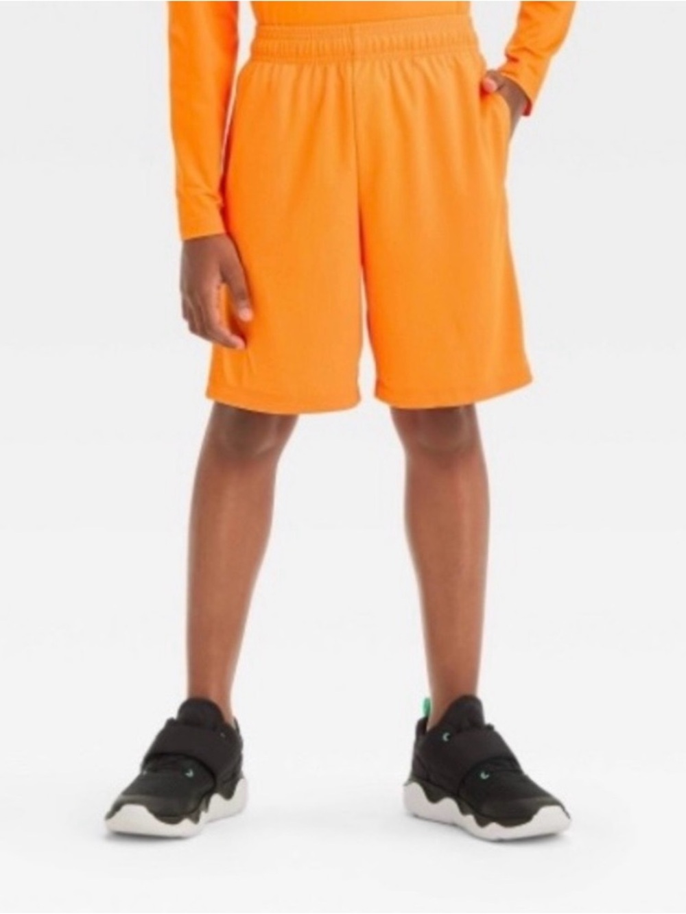 Boys' Mesh Shorts - All in Motion™ Reactive Orange Size XS (4/5)